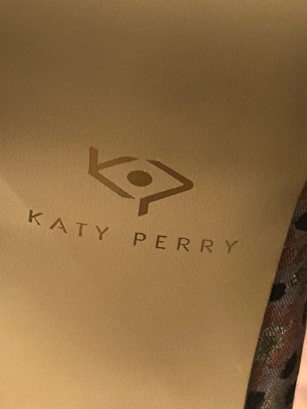 Katy Perry Collections Metallic Floral Block Heel Pumps - Rose Gold/Bronze 8.6 - Picture 11 of 12